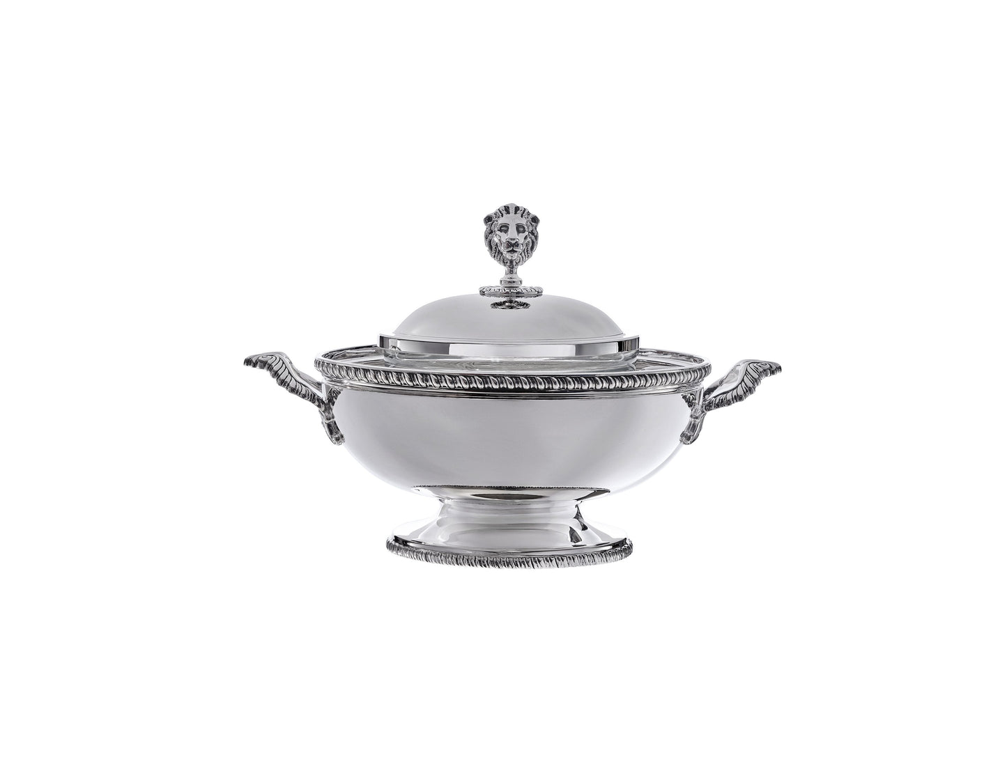 Zanetto Regina Anna | Caviar Dish: Silver-plated metal with crystal glass bowl and smooth, shiny finish, ideal for serving caviar elegantly | Tableware & Serveware / Caviar Dishes | 2Jour Concierge, your luxury lifestyle shop