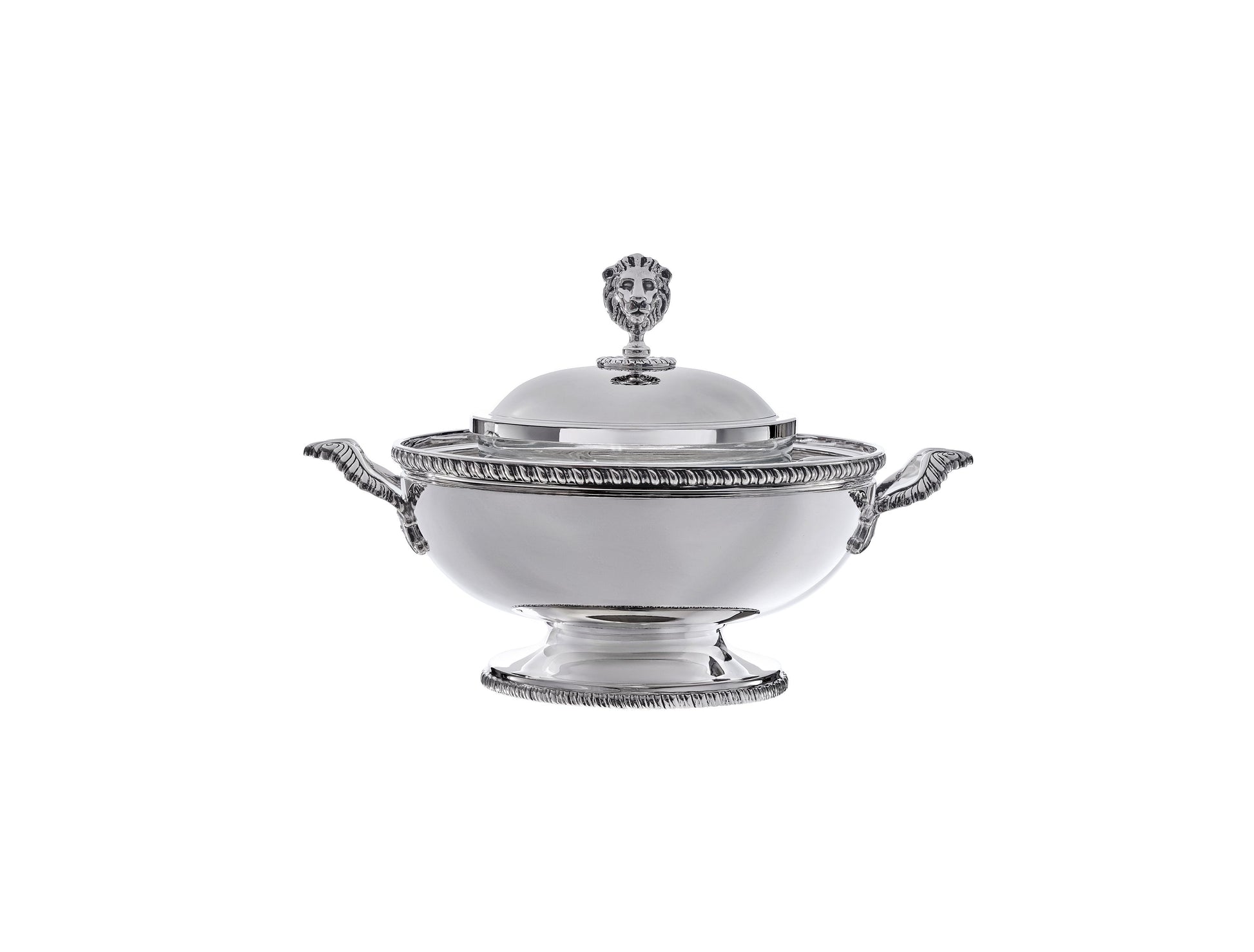 Zanetto Regina Anna | Caviar Dish: Silver-plated metal with crystal glass bowl and smooth, shiny finish, ideal for serving caviar elegantly | Tableware & Serveware / Caviar Dishes | 2Jour Concierge, your luxury lifestyle shop