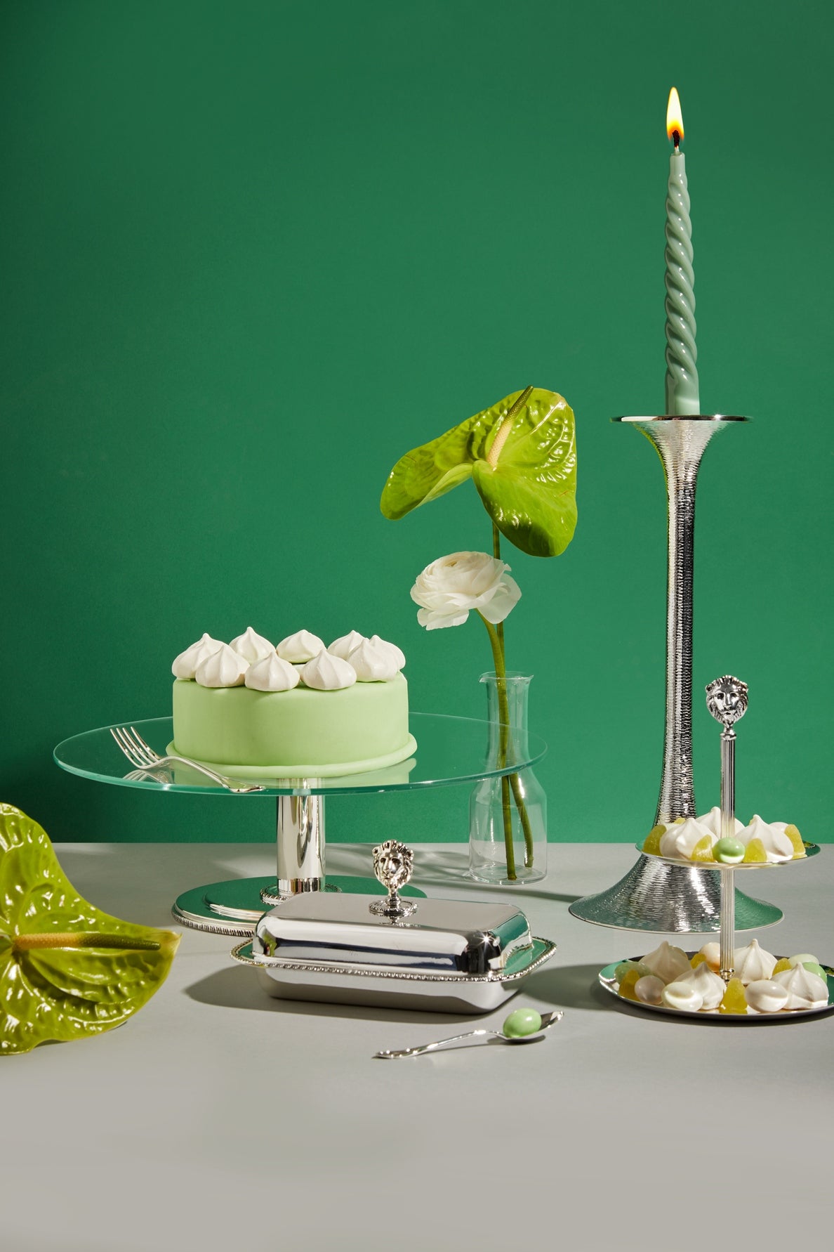 Regina Anna Silver-Plated Etagere 2 Plates