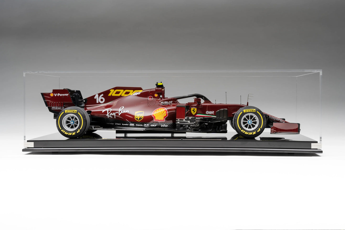 Amalgam Collection Ferrari SF1000 Charles Leclerc 1000th GP Livery (2020) 1:8 Model Car | Detailed Collector's Edition, Precise Replica of Commemorative F1 Racer | 2Jour Concierge, #1 luxury high-end gift & lifestyle shop