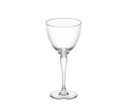 Amadeus Wine Glass #3 by Saint-Louis | Ode to the expertise and purity of crystal coloring | Represents the palette of Saint-Louis crystal hues and the perfection of its clear crystal | Elegant design with curves atop a slender stem | Rounded gob on a slender drawn leg | Pays homage to Wolfgang Amadeus Mozart | Collection: AMADEUS | Color: CLEAR | Design: TIMELESS | Tableware and Wine Glasses | 2Jour Concierge, your luxury lifestyle shop