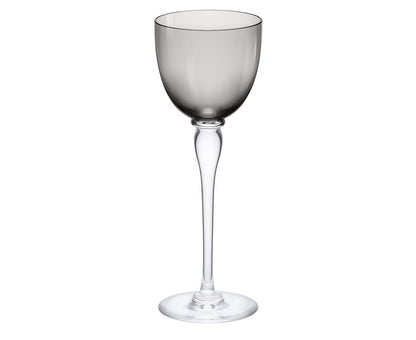 Amadeus Crystal Hock Wine Glass by Saint-Louis | Ode to the expertise and purity of crystal coloring | Represents the palette of Saint-Louis crystal hues and the perfection of its clear crystal | Elegant design with curves atop a slender stem | Rounded gob on a slender drawn leg | Pays homage to Wolfgang Amadeus Mozart | Collection: Amadeus | Design: Timeless | Tableware and Wine Glasses | 2Jour Concierge, your luxury lifestyle shop