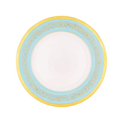 Haviland Parlon Ambassade | Buffet Plate: Fine Limoges porcelain with ornamental border motif and smooth, glazed finish, ideal for refined entrée presentation or as a decorative charger plate | Tableware & Serveware / Plates | 2Jour Concierge, your luxury lifestyle shop