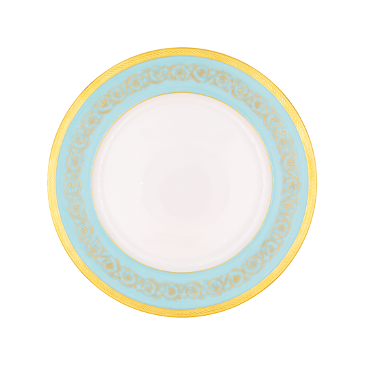 Haviland Parlon Ambassade | Buffet Plate: Fine Limoges porcelain with ornamental border motif and smooth, glazed finish, ideal for refined entrée presentation or as a decorative charger plate | Tableware & Serveware / Plates | 2Jour Concierge, your luxury lifestyle shop