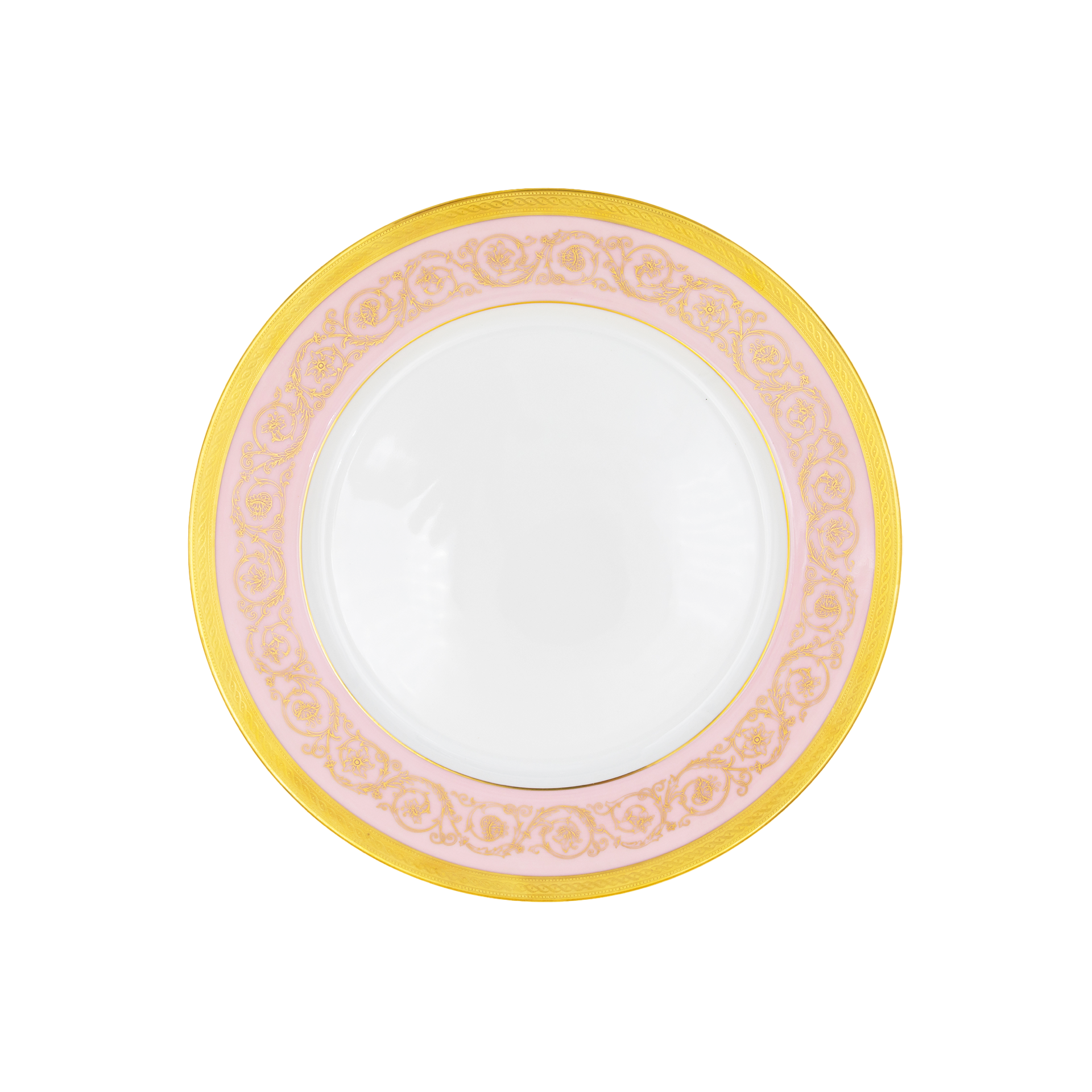 Haviland Parlon Ambassade | Dinner Plate: Fine Limoges porcelain with ornamental border motif and smooth, glazed finish, perfect for main course service in an elegant dining setting | Tableware & Serveware / Plates | 2Jour Concierge, your luxury lifestyle shop