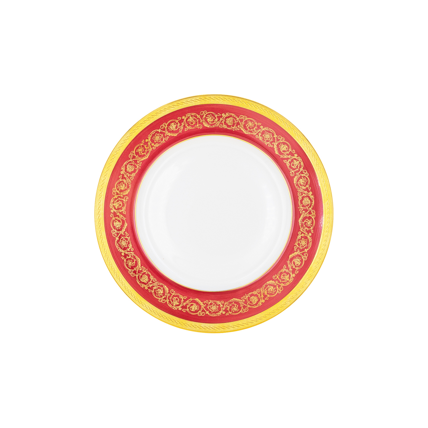Haviland Parlon Ambassade | Dessert Plate: Fine Limoges porcelain with ornamental border motif and smooth, glazed finish, ideal for refined dessert or cheese service | Tableware & Serveware / Plates | 2Jour Concierge, your luxury lifestyle shop