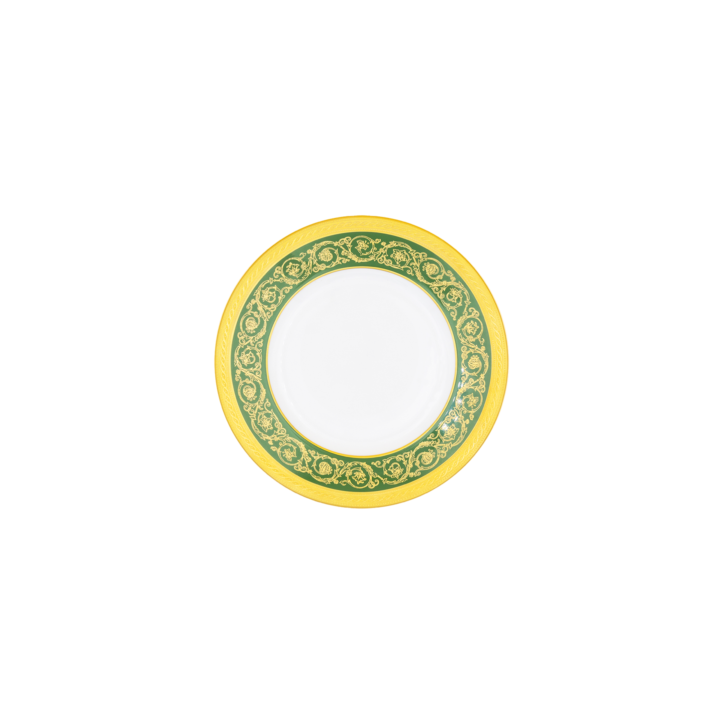 Haviland Parlon Ambassade | Bread & Butter Plate: Fine Limoges porcelain with ornamental border motif and smooth, glazed finish, ideal for individual bread service or small accompaniments | Tableware & Serveware / Plates | 2Jour Concierge, your luxury lifestyle shop