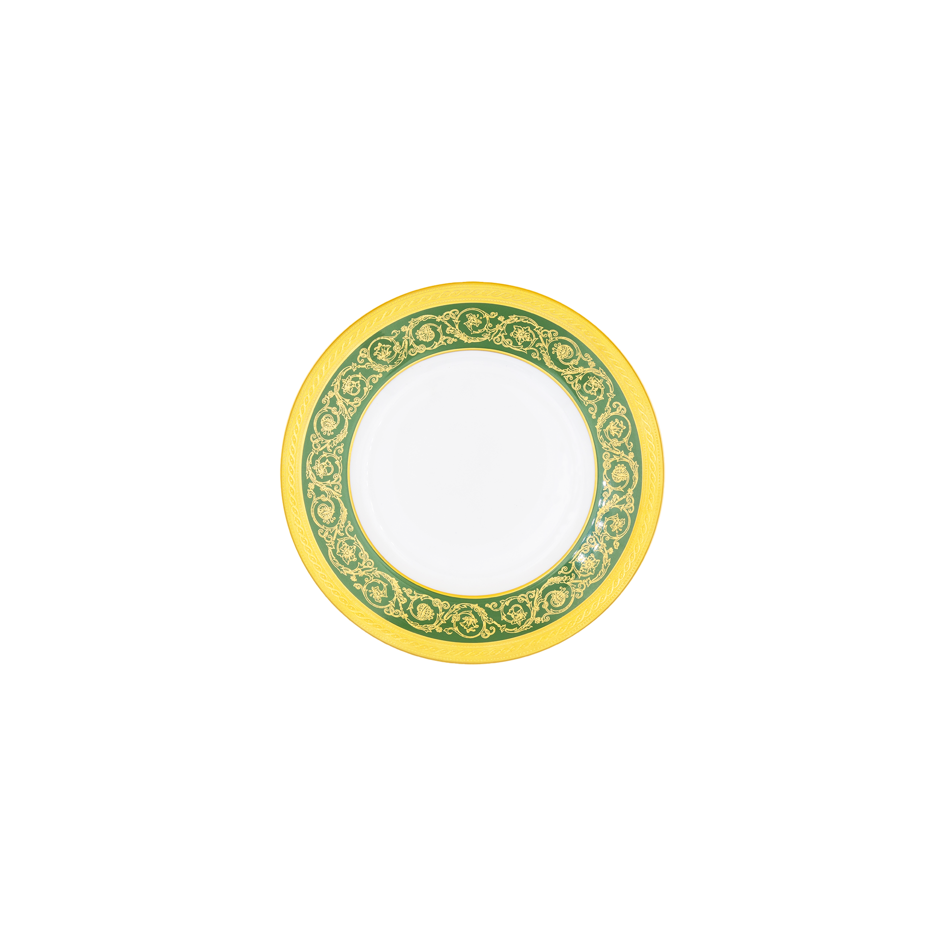 Haviland Parlon Ambassade | Bread & Butter Plate: Fine Limoges porcelain with ornamental border motif and smooth, glazed finish, ideal for individual bread service or small accompaniments | Tableware & Serveware / Plates | 2Jour Concierge, your luxury lifestyle shop