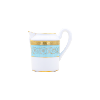 Haviland Parlon Ambassade | Cream Jug: Fine Limoges porcelain with ornamental border motif and smooth, glazed finish, ideal for serving cream or milk at coffee and tea service | Tableware & Serveware / Creamers & Pitchers | 2Jour Concierge, your luxury lifestyle shop**