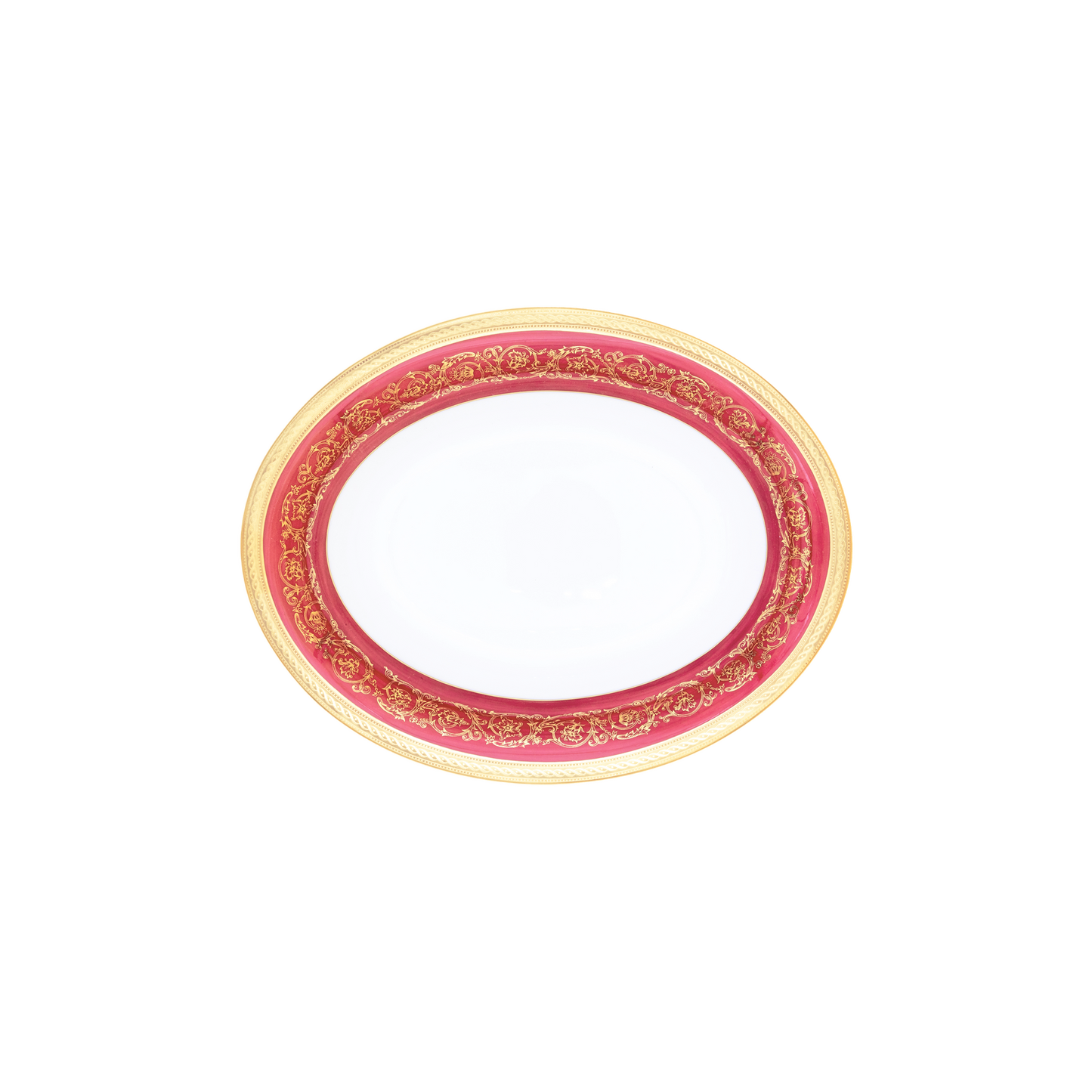 Haviland Parlon Ambassade | Open Vegetable Dish: Fine Limoges porcelain with ornamental border motif and smooth, glazed finish, perfect for vegetables, grains, or warm side dishes | Tableware & Serveware / Serving Dishes | 2Jour Concierge, your luxury lifestyle shop**