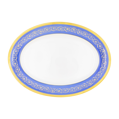 Haviland Parlon Ambassade | Oval Platter : Fine Limoges porcelain with ornamental border motif and smooth, glazed finish, ideal for serving fish, roasts, or composed dishes | Tableware & Serveware / Serving Dishes | 2Jour Concierge, your luxury lifestyle shop**