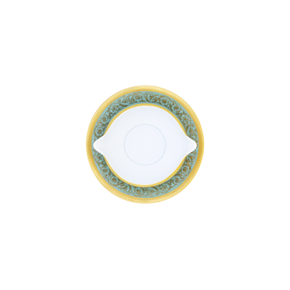 Haviland Parlon Ambassade | Gravy Boat: Fine Limoges porcelain with ornamental border motif and smooth, glazed finish, ideal for sauces, jus, or gravies at an elegant table setting | Tableware & Serveware / Serving Dishes | 2Jour Concierge, your luxury lifestyle shop**
