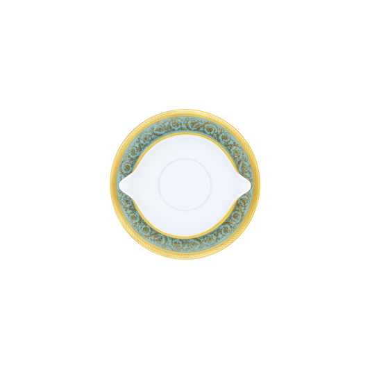 Haviland Parlon Ambassade | Gravy Boat: Fine Limoges porcelain with ornamental border motif and smooth, glazed finish, ideal for sauces, jus, or gravies at an elegant table setting | Tableware & Serveware / Serving Dishes | 2Jour Concierge, your luxury lifestyle shop**