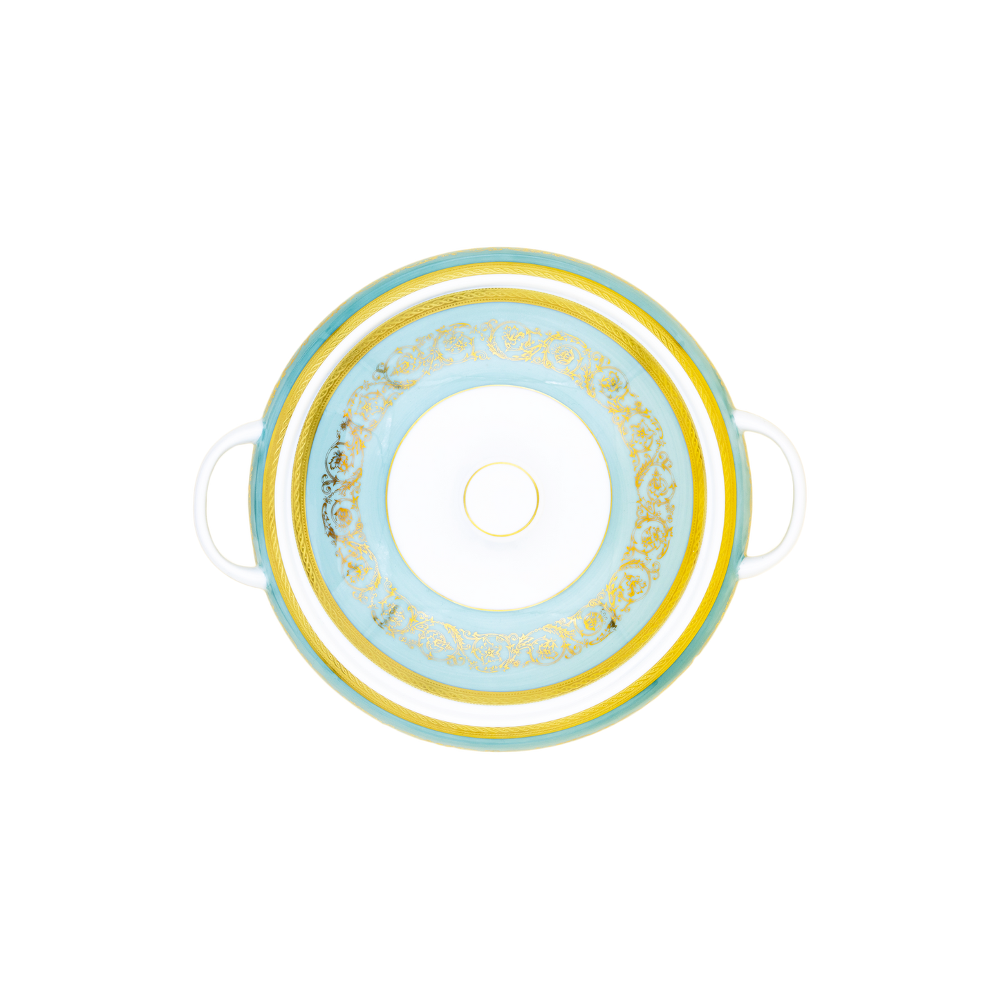 Haviland Parlon Ambassade | Soup Tureen: Fine Limoges porcelain with ornamental border motif and smooth, glazed finish, ideal for serving soups or broths with formal presentation | Tableware & Serveware / Serving Dishes | 2Jour Concierge, your luxury lifestyle shop**