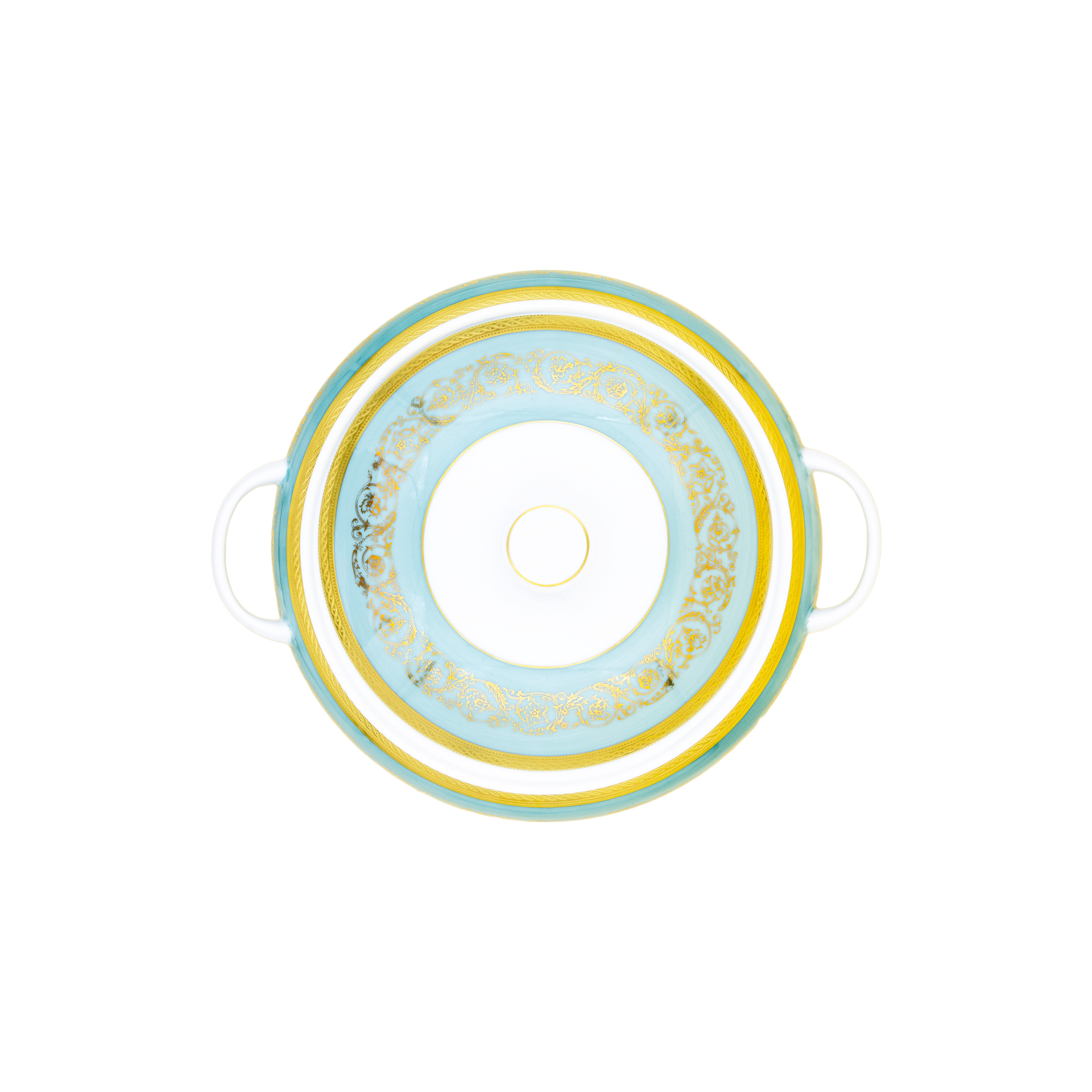 Haviland Parlon Ambassade | Soup Tureen: Fine Limoges porcelain with ornamental border motif and smooth, glazed finish, ideal for serving soups or broths with formal presentation | Tableware & Serveware / Serving Dishes | 2Jour Concierge, your luxury lifestyle shop**