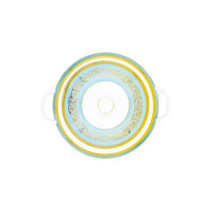 Haviland Parlon Ambassade | Soup Tureen: Fine Limoges porcelain with ornamental border motif and smooth, glazed finish, ideal for serving soups or broths with formal presentation | Tableware & Serveware / Serving Dishes | 2Jour Concierge, your luxury lifestyle shop**