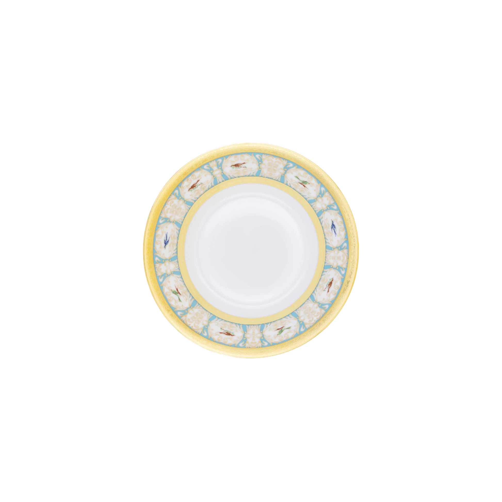 Robert Haviland & C. Parlon Bengalis | Cereal Bowl: Fine Limoges porcelain with bird and turquoise scroll motif and smooth, glazed finish, ideal for breakfast cereals, fruits, or light meals | Tableware & Serveware / Bowls | 2Jour Concierge, your luxury lifestyle shop