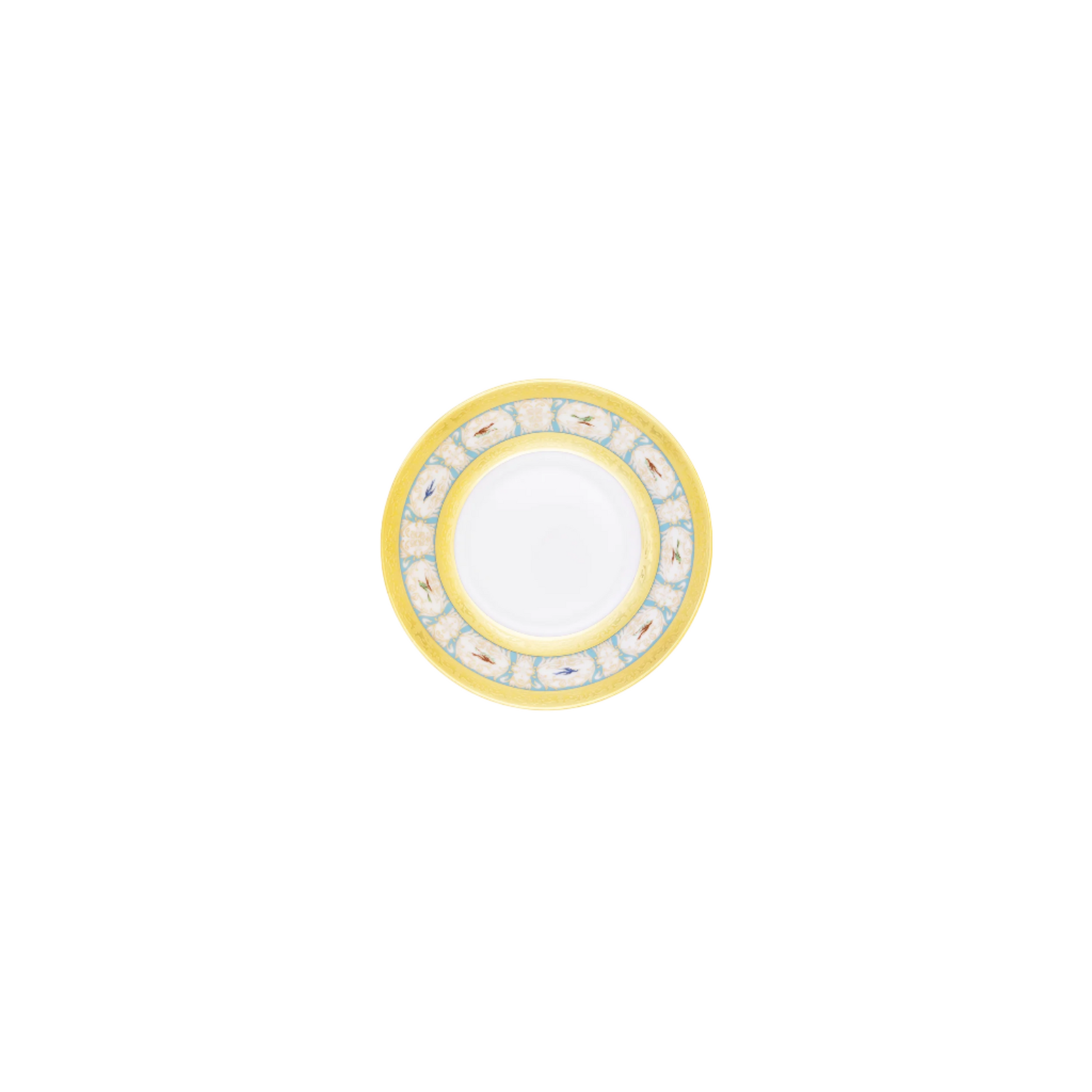 Robert Haviland & C. Parlon Bengalis | Fruit Saucer: Fine Limoges porcelain with bird and turquoise scroll motif and smooth, glazed finish, perfect for fruit, small desserts, or tasting portions | Tableware & Serveware / Bowls | 2Jour Concierge, your luxury lifestyle shop