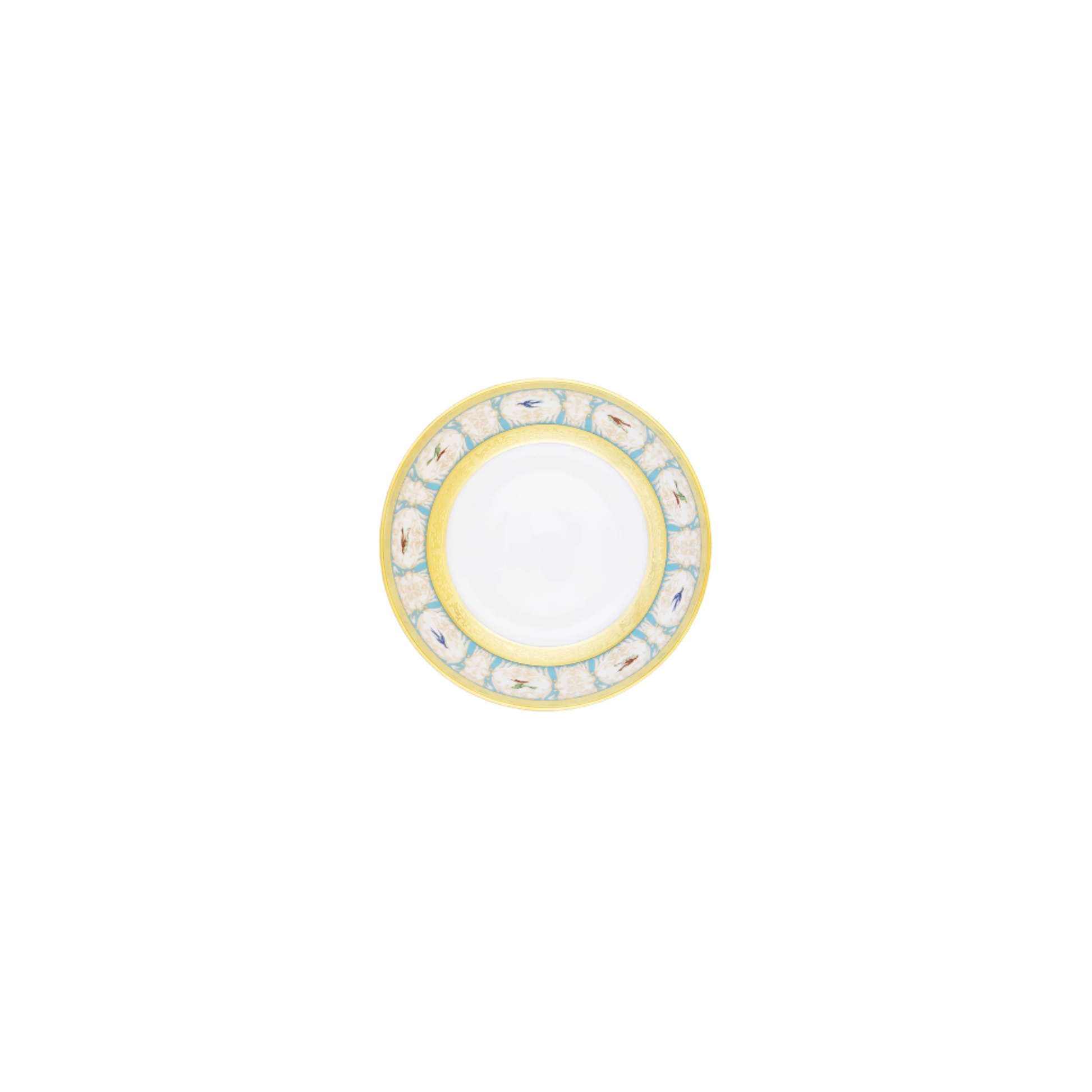 Robert Haviland & C. Parlon Bengalis | Caux Bowl: Fine Limoges porcelain with bird and turquoise scroll motif and smooth, glazed finish, ideal for refined side servings or small composed dishes | Tableware & Serveware / Bowls | 2Jour Concierge, your luxury lifestyle shop