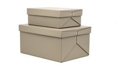 Origami Regenerated Leather Folding Storage Box