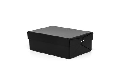 Pinetti Origami Regenerated Leather Folding Storage Box | Eco-friendly, washable, and resistant material | Can be opened flat for storage | Explore now at 2Jour Concierge, #1 luxury high-end gift & lifestyle shop
