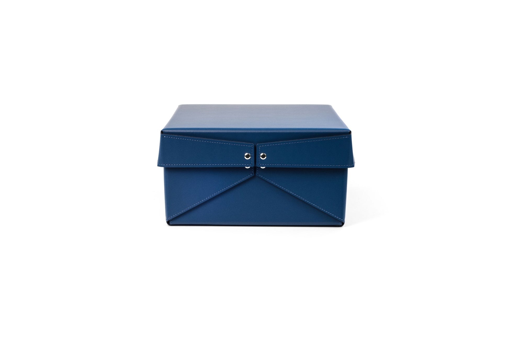 Pinetti Origami Regenerated Leather Folding Storage Box | Eco-friendly, washable, and resistant material | Can be opened flat for storage | Explore now at 2Jour Concierge, #1 luxury high-end gift & lifestyle shop