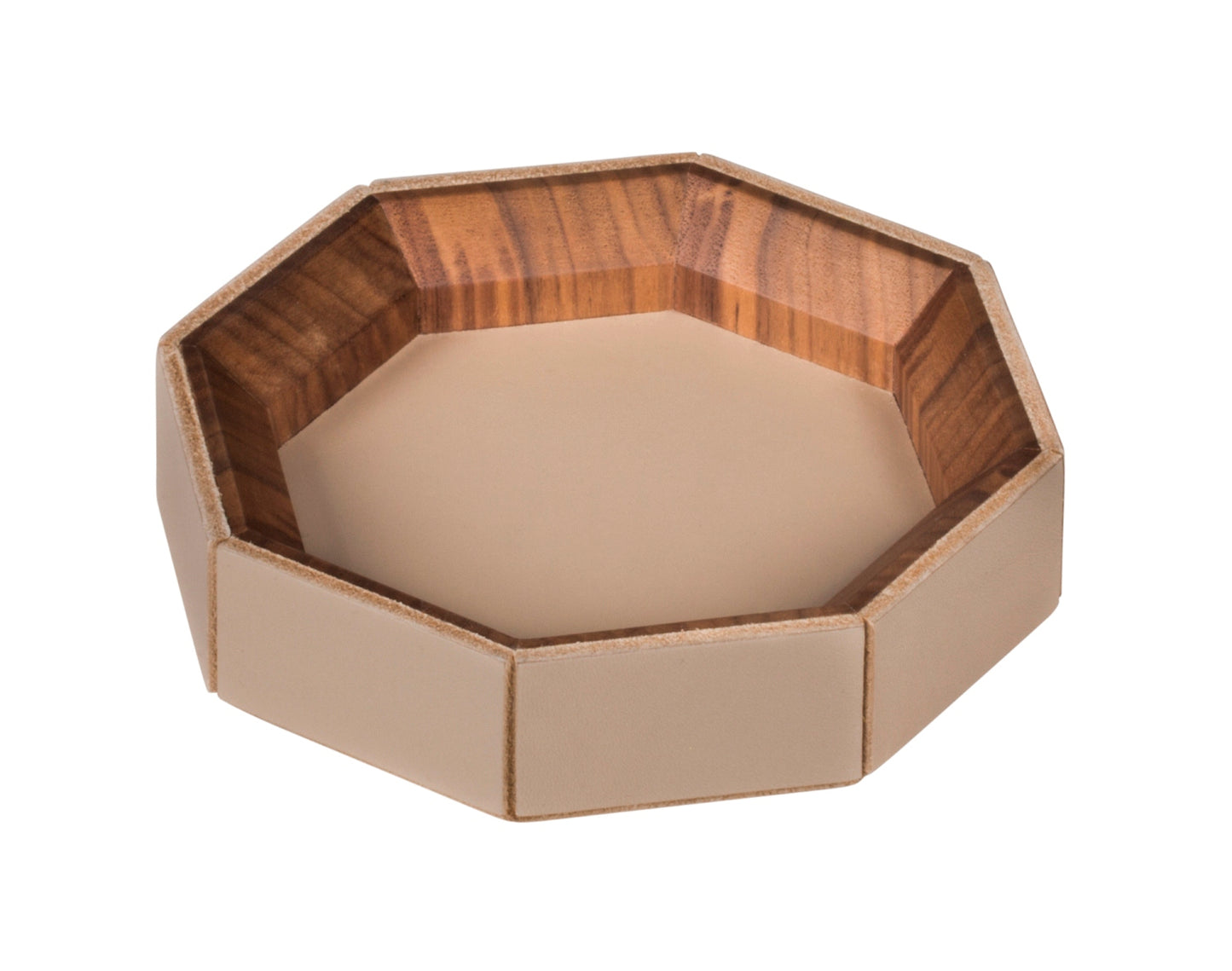 Rabitti 1969 Coste Valet Tray | Saddle leather and solid walnut valet tray | Home Decor and Storage | 2Jour Concierge, your luxury lifestyle shop