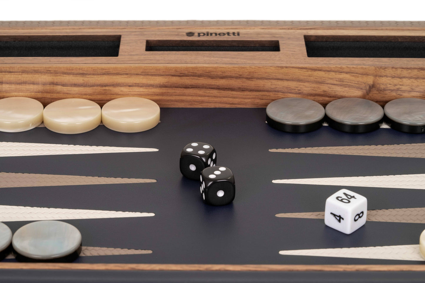 Pinetti Leather-Covered Walnut Wood Backgammon Game Set | Exquisite Craftsmanship | Premium Walnut Wood Construction | Elegant Leather Cover | Perfect for Leisure and Entertainment | Explore a Range of Luxury Home Accessories at 2Jour Concierge, #1 luxury high-end gift & lifestyle shop