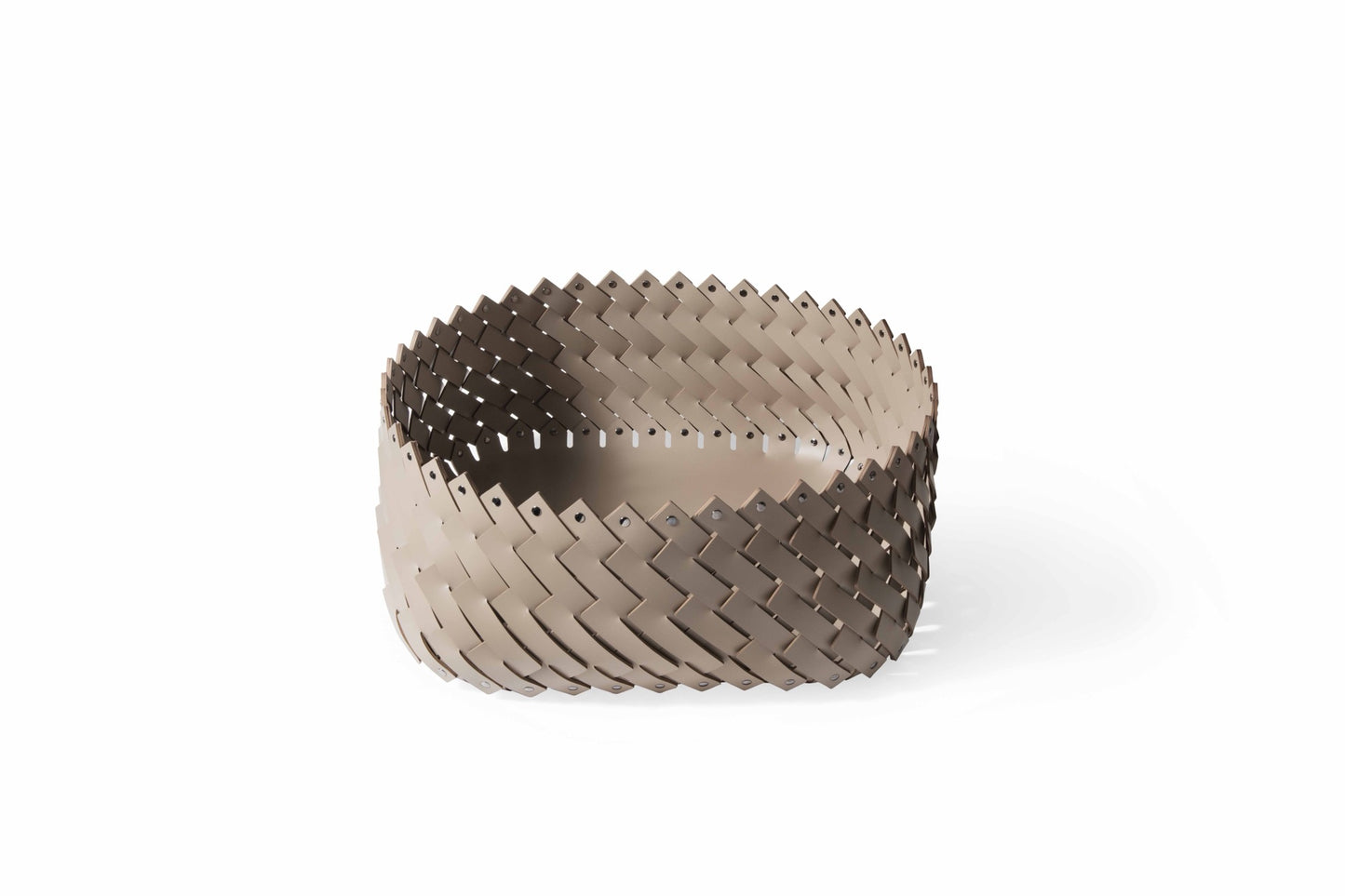 Pinetti × Antonio De Marco Almeria | Hand-Woven Leather Baskets: Eco-friendly washable leather baskets, hand-woven and available in multiple shapes and sizes, ideal for indoor and outdoor use | Storage & Outdoor / Baskets | 2Jour Concierge, your luxury lifestyle shop | luxury interiors, refined living, yacht décor, spa décor, outdoor elegance, boutique hotels, home organization, hospitality décor, office décor