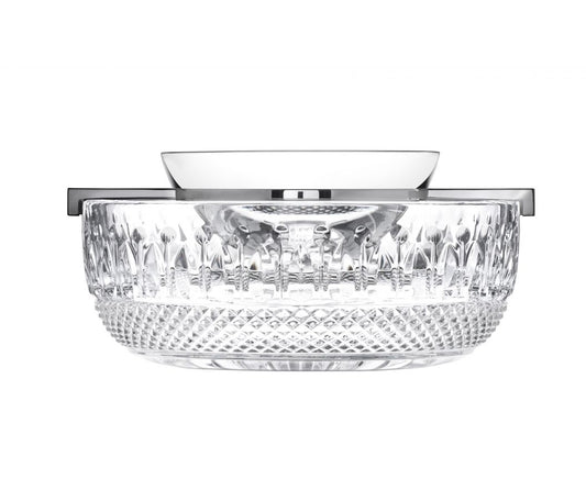 Tommy Crystal Caviar Set by Saint-Louis | Timeless collection since 1928 with star-shaped base and sparkling diamond, bevel, pearl, and rim cuts | Adds elegance to refined interiors, including the Hall of Mirrors in Versailles | Blown and cut at Saint-Louis-lès-Bitche in Moselle, France | Collection: Tommy | Color: Clear | Design: Timeless | Home Decor Serveware | 2Jour Concierge, your luxury lifestyle shop