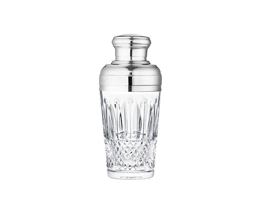 Tommy Crystal Shaker by Saint-Louis | Blown and cut at Saint-Louis-lès-Bitche in Moselle, France. From its star-shaped base to the sparkling glints of the diamond, bevel, pearl, and rim cuts, Tommy has stood as a timeless collection since 1928, adorning the most refined interiors, including the Hall of Mirrors in Versailles. Collection: TOMMY. Design: Timeless. | Barware and Glassware | 2Jour Concierge, your luxury lifestyle shop