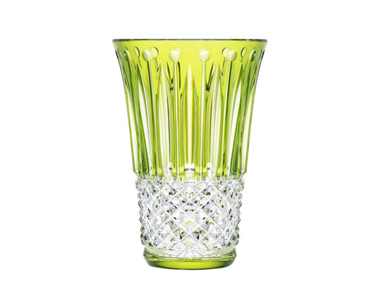 Tommyssimo Crystal Vase Chartreuse-Green
