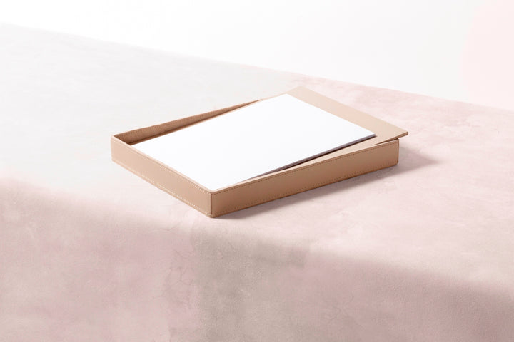 Rabitti 1969 Fold Saddle Leather A4 Paper Holder | Elegant and Functional Paper Holder | Crafted with High-Quality Saddle Leather | Elevate Your Workspace with Luxury and Style | Explore a Range of Luxury Desk Accessories at 2Jour Concierge, #1 luxury high-end gift & lifestyle shop