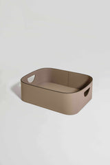 Rio Regenerated Leather Laundry & Storage Box Low