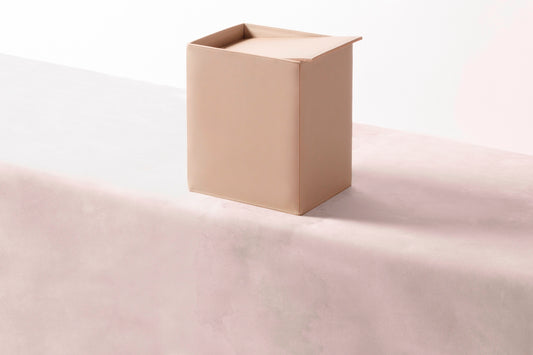 Rabitti 1969 Fold Saddle Leather Wastepaper Bin | Elegant and Functional Wastepaper Bin | Crafted with High-Quality Saddle Leather | Elevate Your Workspace with Luxury and Style | Explore a Range of Luxury Desk Accessories at 2Jour Concierge, #1 luxury high-end gift & lifestyle shop