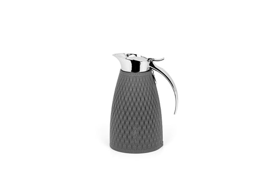 Style Thermal Carafe by Pinetti | Steel carafe with removable leather cover. Keeps liquids hot for 12 hours and cold for 24 hours. | Tableware and Drinkware | 2Jour Concierge, your luxury lifestyle shop