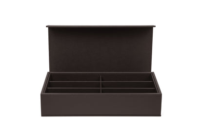 Pinetti Leather-Covered Wood Glasses Box | Stylish Eyewear Storage, Elegant Organizer & Gift Items | 2Jour Concierge, #1 luxury high-end gift & lifestyle shop