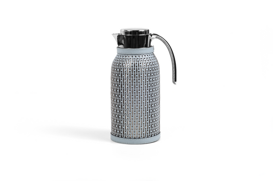Diana Thermal Carafe by Pinetti | Steel carafe with removable leather cover. Keeps liquids hot for 6 hours and cold for 24 hours. | Tableware and Drinkware | 2Jour Concierge, your luxury lifestyle shop