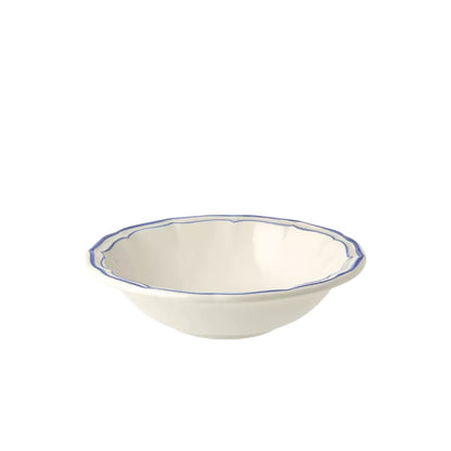 Gien Les Filets | Cereal Bowl: Fine earthenware with hand-painted rim and smooth, glazed finish, ideal for breakfast, fruit, or light fare | Tableware & Serveware / Bowls & Cereal Bowls | 2Jour Concierge, your luxury lifestyle shop