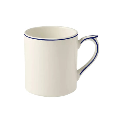 Gien Les Filets | Mug: Fine earthenware with hand-painted rim and smooth, glazed finish, ideal for enjoying tea, coffee, or hot chocolate | Tableware & Serveware / Cups & Mugs | 2Jour Concierge, your luxury lifestyle shop