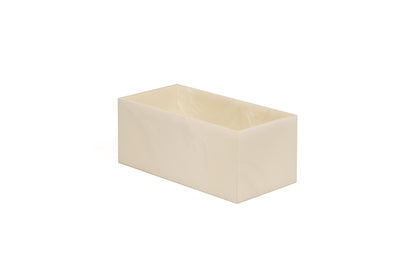 Pinetti Bea square washcloth holder | Part of the Bea bathroom set | Made in resin, available in cream, taupe, coffee, and light grey | Chrome or gold finish | A refined holder for washcloths, adding elegance to the bathroom | Bathroom accessories | 2Jour Concierge, your luxury lifestyle shop