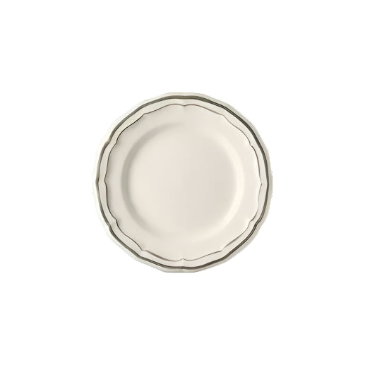 Gien Les Filets | Canape Plate: Fine earthenware with hand-painted rim and smooth, glazed finish, perfect for hors d’oeuvres or cocktail bites | Tableware & Serveware / Plates | 2Jour Concierge, your luxury lifestyle shop