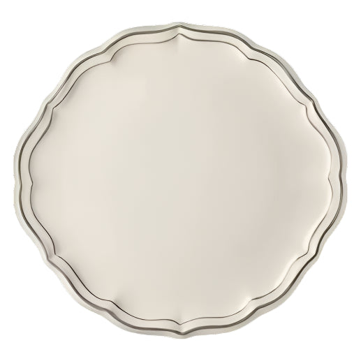 Gien Les Filets | Cake Platter: Fine earthenware with hand-painted rim and smooth, glazed finish, perfect for serving cakes, pastries, or desserts with elegance | Tableware & Serveware / Serving Dishes & Platters | 2Jour Concierge, your luxury lifestyle shop
