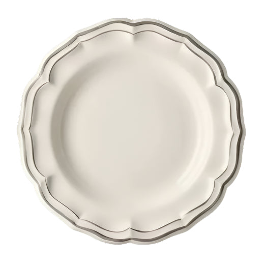 Gien Les Filets | Deep Round Dish: Fine earthenware with hand-painted rim and smooth, glazed finish, ideal for generous salads, pasta, or shared mains | Tableware & Serveware / Serving Dishes & Platters | 2Jour Concierge, your luxury lifestyle shop