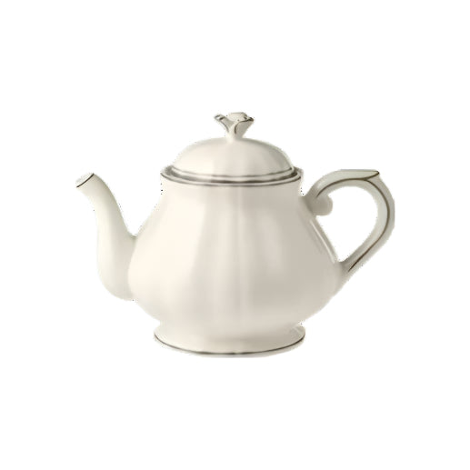 Gien Les Filets | Teapot: Fine earthenware with hand-painted rim and smooth, glazed finish, perfect for elegant tea service | Tableware & Serveware / Tea & Coffee Pots | 2Jour Concierge, your luxury lifestyle shop