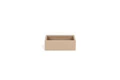 Poseidon Leather-Covered Bathroom Box, Rectangular Low