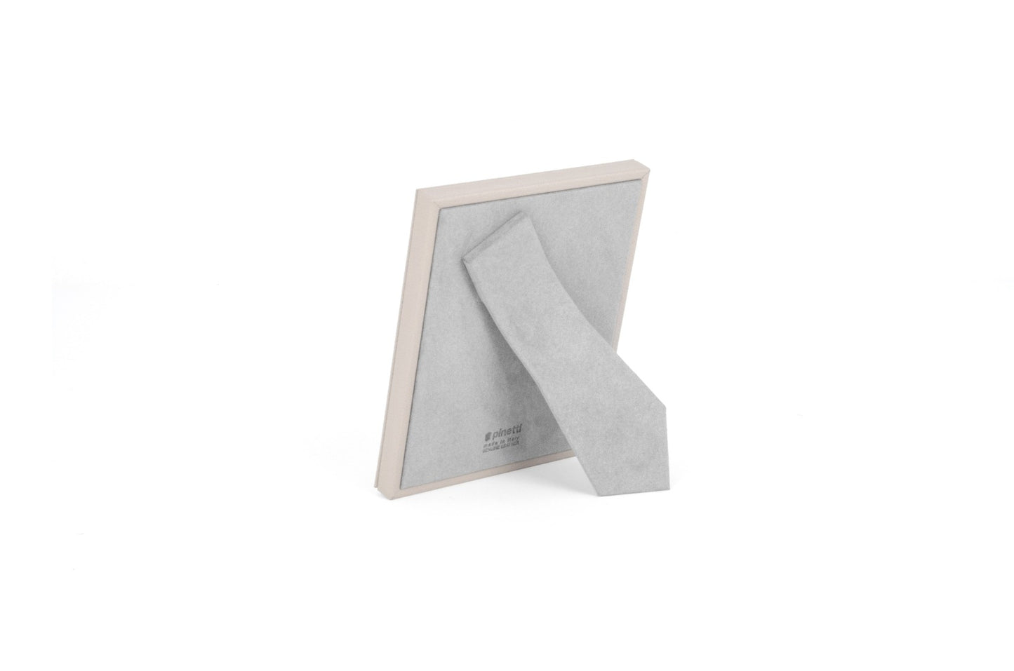 Pinetti Picture Frame | Leather-covered frame with a magnetic back opening system | Features grey suede backing | Elegant and functional design | Home Decor and Accessories | 2Jour Concierge, your luxury lifestyle shop