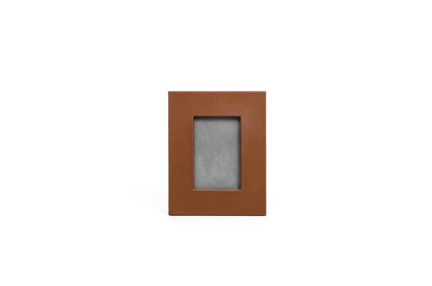 Pinetti Picture Frame | Leather-covered frame with a magnetic back opening system | Features grey suede backing | Elegant and functional design | Home Decor and Accessories | 2Jour Concierge, your luxury lifestyle shop