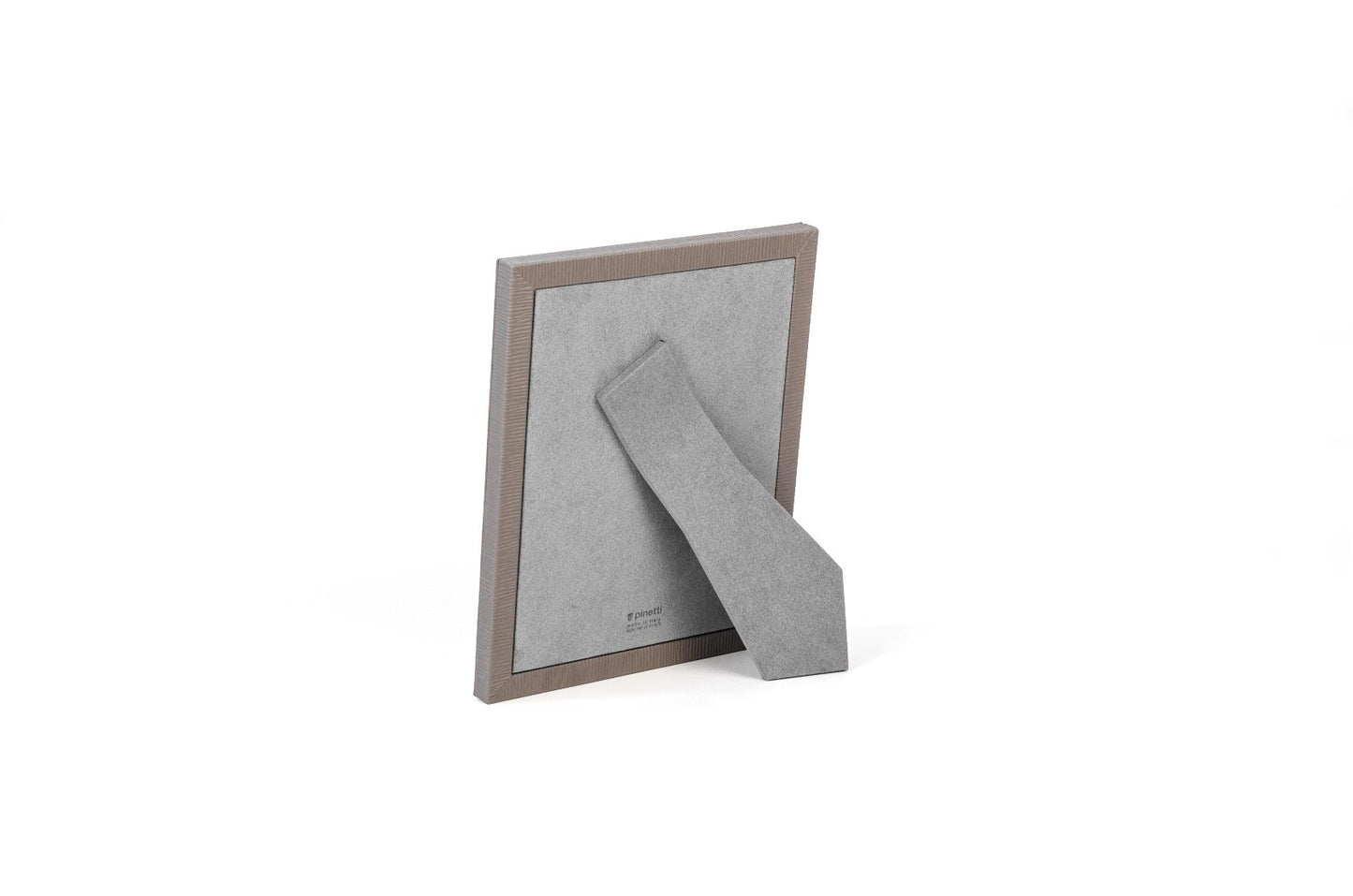 Picture Frame: Leather-Covered with Magnetic Back Opening, S