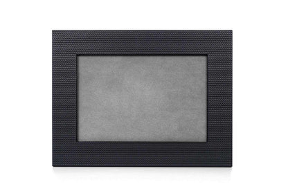 Picture Frame: Leather-Covered with Magnetic Back Opening, L